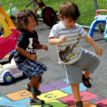 fit and fun playscapes robot hopscotch stencil