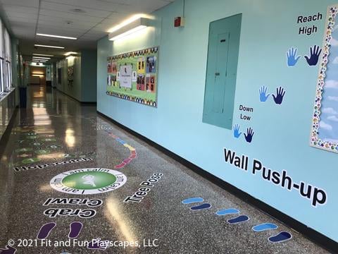 a sensory pathway at Viola Elementary School