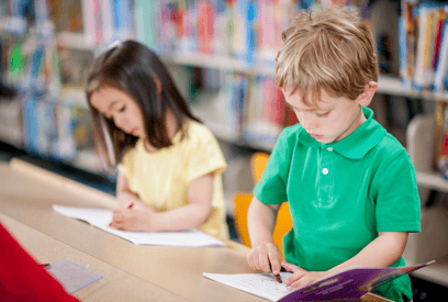 children journaling
