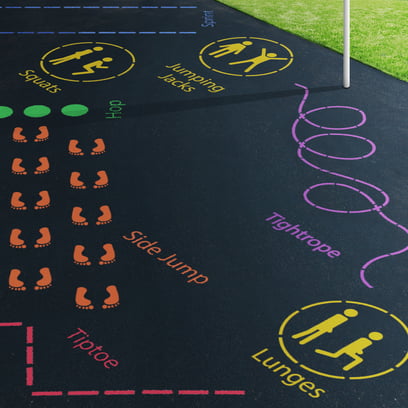 fitness activity circuit outdoor sensory pathway